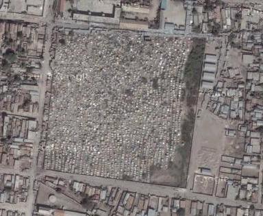 Superpoblación en slums haitianos. De michael5000.blogspot.com/2008/07