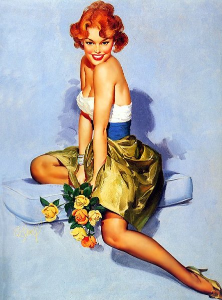 Chica Pin'Up - Años 50