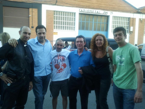 De izda. a dcha.: Raúl Tristán, Alfonso de Campos, López Bueno, Pascual Donoso, Conchi Corruchaga y Dani Rodellar