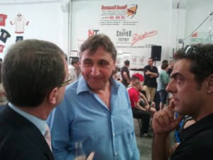 J.A. Visús (Director de Ilex Abogados), el humorista Javier Segarra y el montañero Carlos Pauner