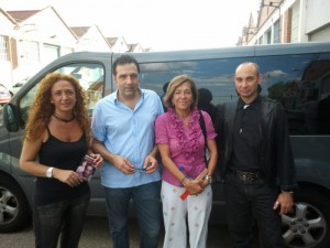 Conchi Corruchaga, Alfonso de Campos, Pilar Lahera y Raúl Tristán