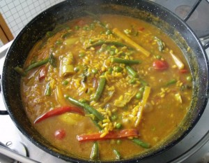 Arroz Brut con codorniz al curry
