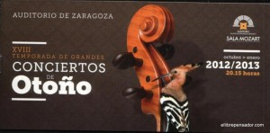 Solistas en el Auditorio de Zaragoza