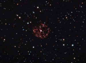 La estrella GK Persei. Imagen: Universidad de Arizona vía Wikipedia