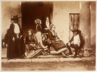  Lagarteranos en traje de boda, realizada en Oropesa en 1858