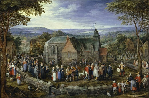 Boda Campestre, de Jan Brueghel