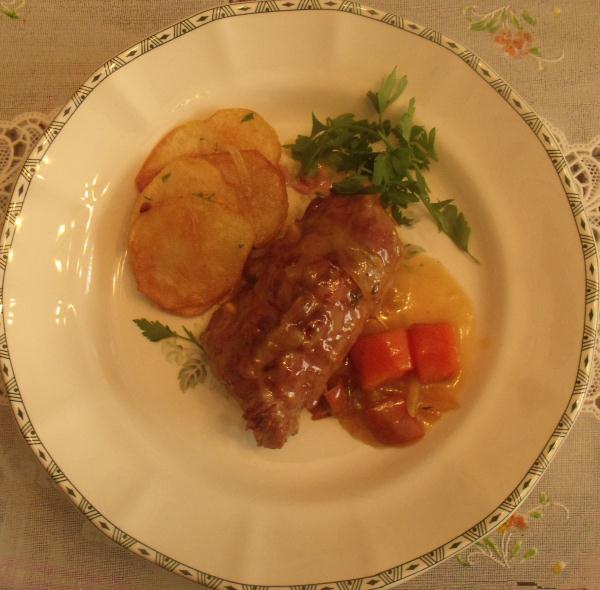 Faldilla en salsa