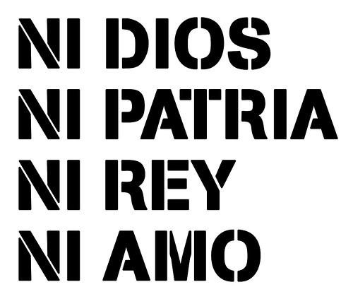ni dios ni patria