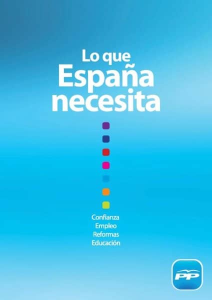 programa electoral PP