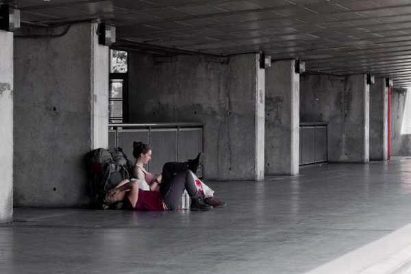 Estación de tren. Emigrar