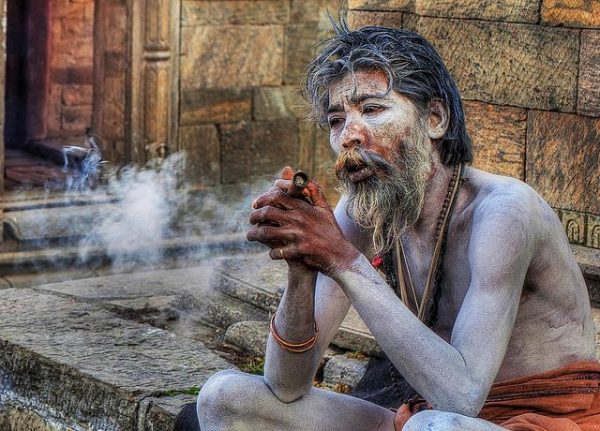 Hindú. Monje hinduista