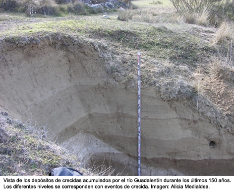 Depósitos de crecida del río Guadalentín