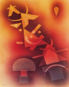 De las frías profundidades,Wassily Vasílievich Kandinsky, 1928