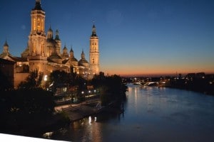 El Pilar y el río Ebro en Zaragoza