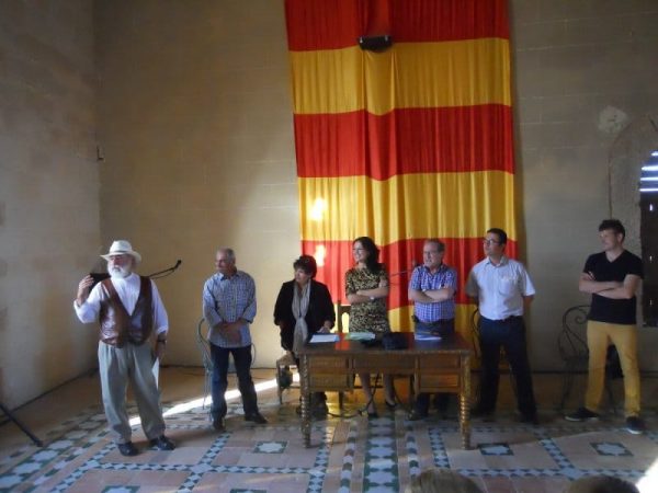 El primer premiado Barrios dirige unas palabras al público