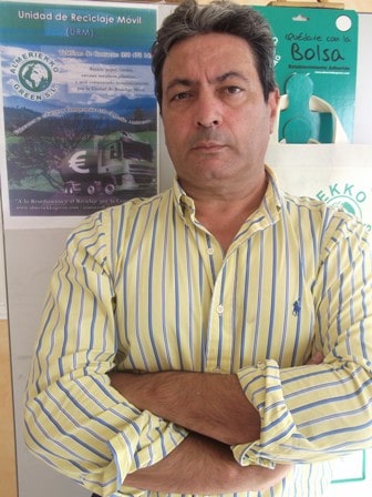 Javier Fernández Burgada, creador de la Unidad de Reciclaje Móvil