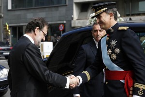 Felipe VI y Rajoy