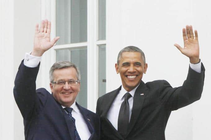 obama y el polaco