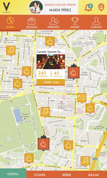 app voltio pantalla
