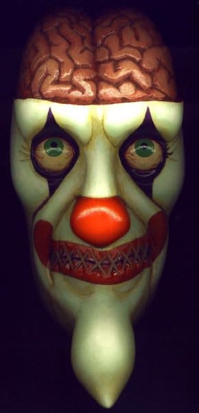 payaso cerebro terror
