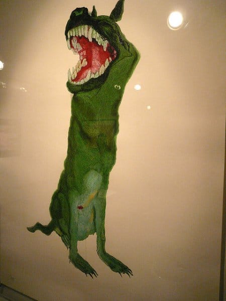perro verde