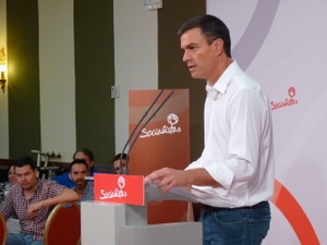Pedro Sánchez en Mérida. Foto: es.wikipedia.org