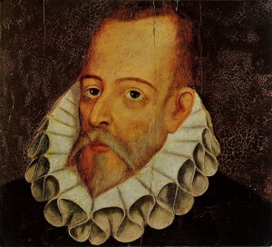 Miguel de Cervantes, por Juan de Jáuregui