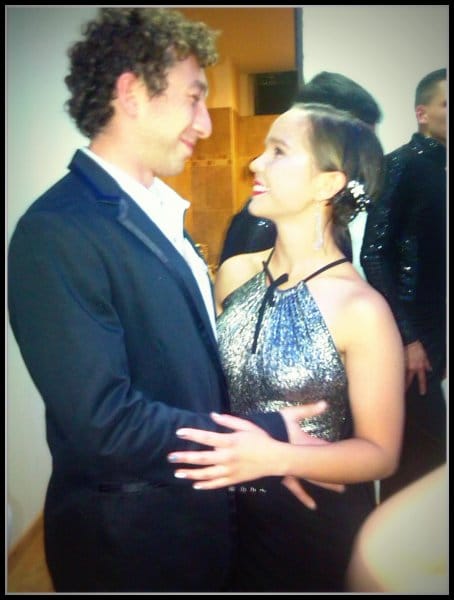 Liliana Edith Vásquez científica colombiana con su esposo