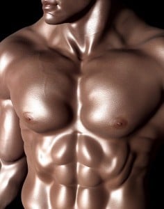 hombre músculos abdominales