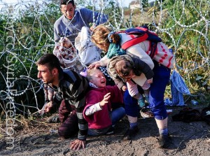Refugiados sirios Idomeni Grecia Macedonia 2