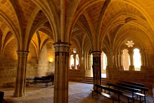 Monasterio de Piedra - Gótico Sala capitular Monasterio de Piedra - Gótico Sala capitular