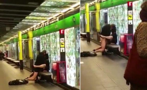 Sexo en el Metro de Barcelona