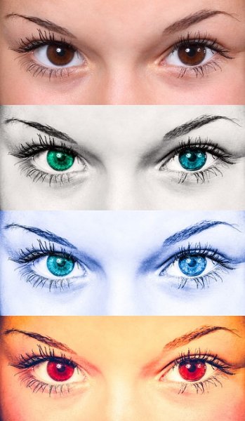 ojos mujeres