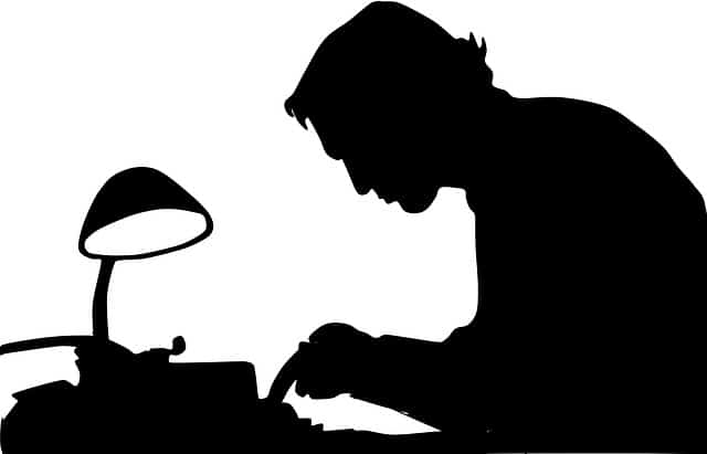 escritor escribir
