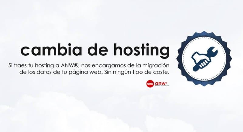 cambia de hosting Alojamiento web