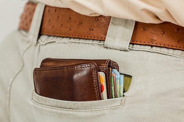 cartera de bolsillo